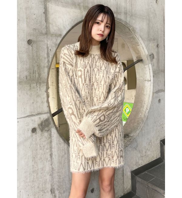 MURUA「シャギーパターンミニスカート」|スカート|