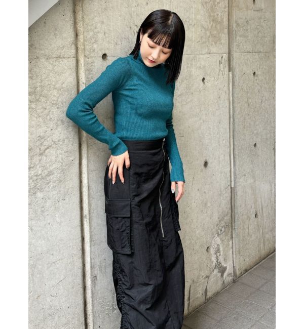 MURUA「シャイニーカーゴマキシスカート」|スカート|