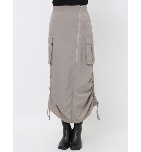 MURUA「シャイニーカーゴマキシスカート」|スカート|