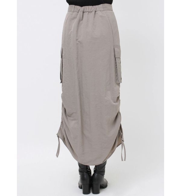 MURUA「シャイニーカーゴマキシスカート」|スカート|