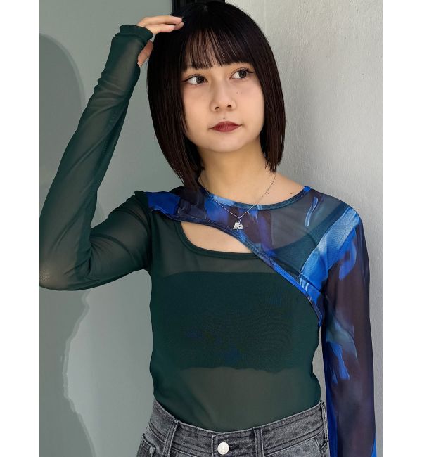 MURUA「オリジナルモチーフビジューネックレス」|ネックレス|