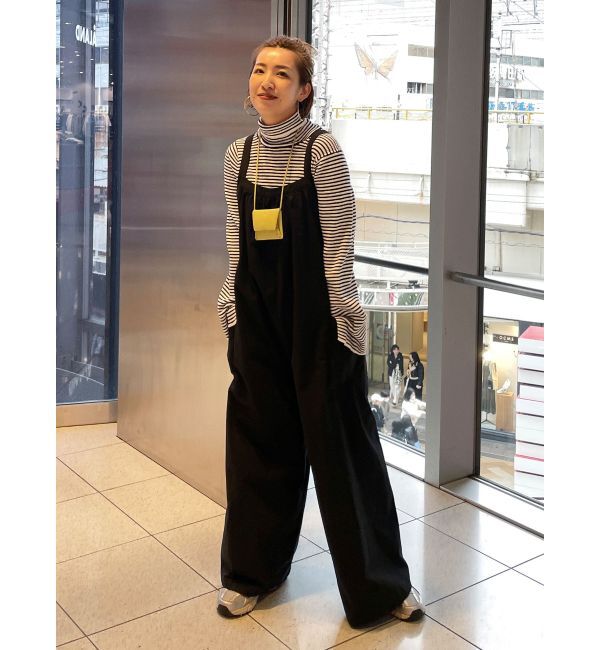 Ungrid「【WEB限定】バッククロスロンパース」|オールインワン|