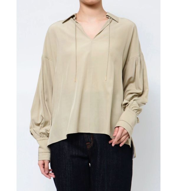 LAGUNAMOON「ボリュームスリーブスキッパーシャツ」|シャツ・ブラウス|