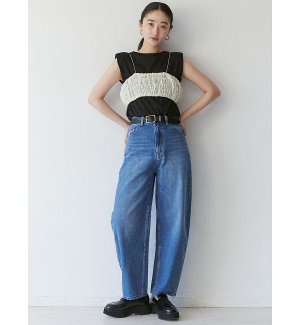 LAGUNAMOON「スクエアバックルベルト」|ベルト|