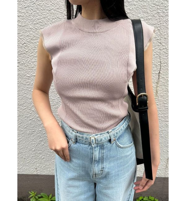 LAGUNAMOON「【Leeコラボ】ハイライズセミワイドパンツ」|デニム|