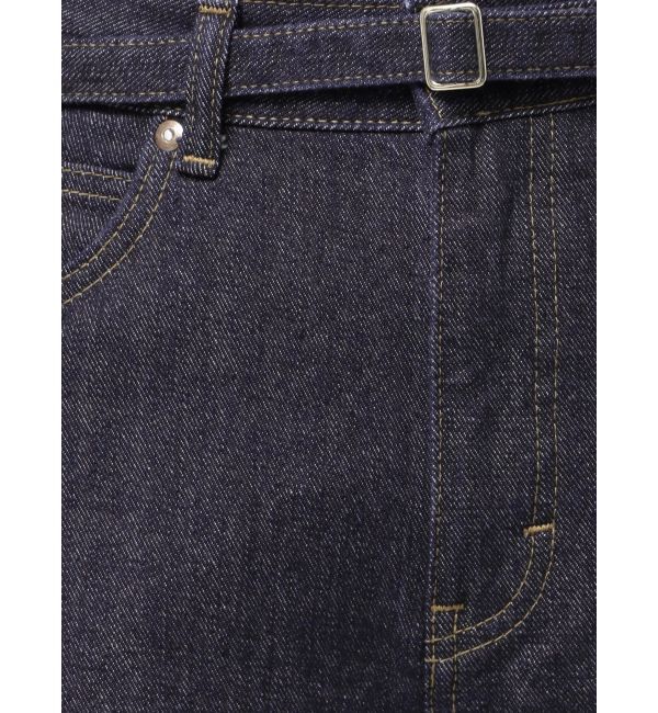 LAGUNAMOON「【Leeコラボ】ハイライズセミワイドパンツ」|デニム|