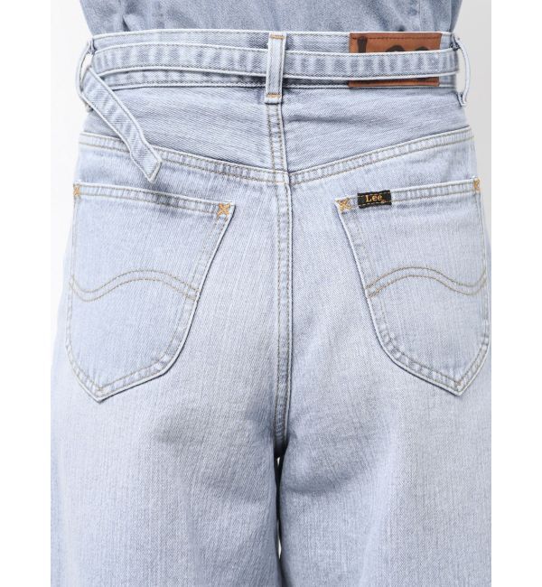 LAGUNAMOON「【Leeコラボ】ハイライズセミワイドパンツ」|デニム|