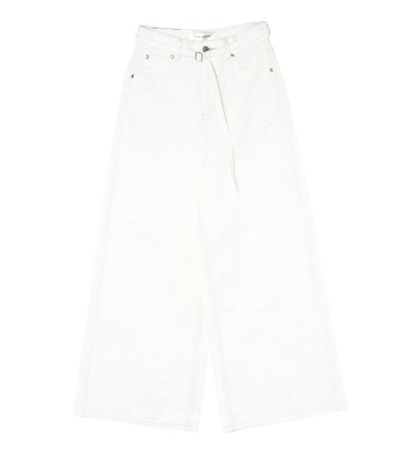 LAGUNAMOON「【Leeコラボ】ハイライズセミワイドパンツ」|デニム|