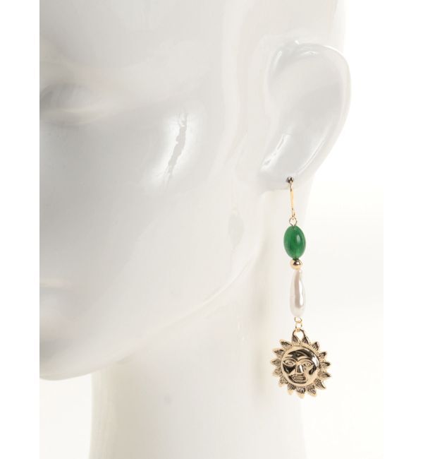 EVRIS「STONE MIX SUNNY ピアス」|ピアス|