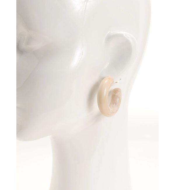 EVRIS「MARBLE HOOPピアス」|ピアス|