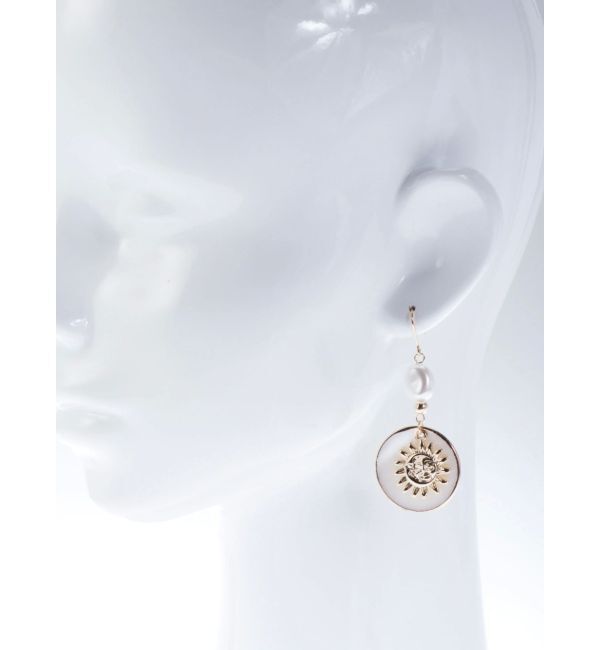 EVRIS「SUNNY MOTIF STONE ピアス」|ピアス|