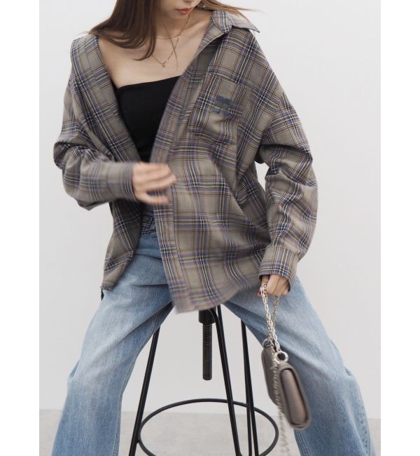 EVRIS「ワンポイントオーバーシャツ」|シャツ・ブラウス|