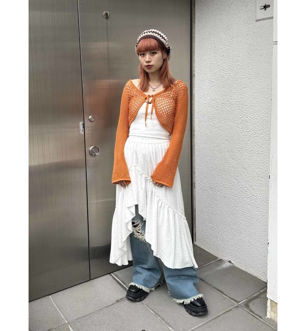 jouetie「メッシュニットボレロ」|カーディガン|