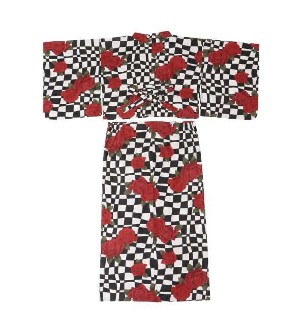 jouetie「【jouetieオリジナル】ローズチェッカーセパレート浴衣セット」|その他|
