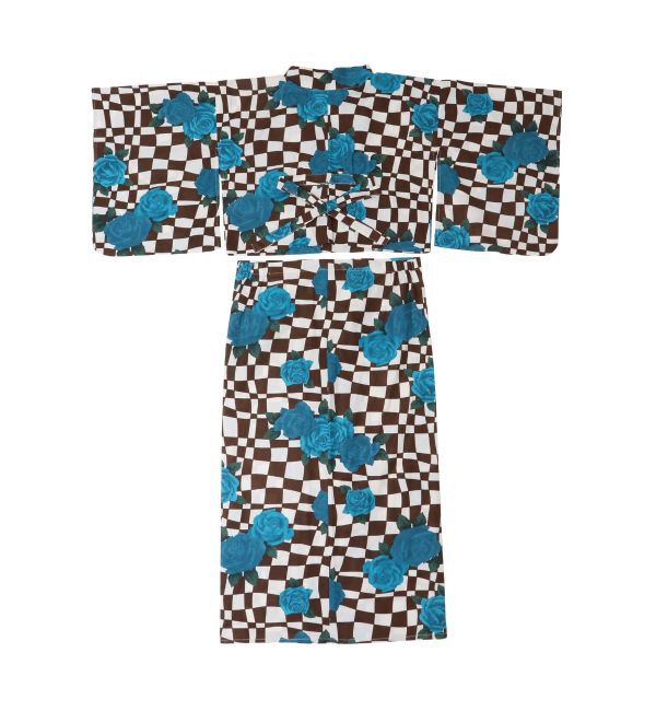 jouetie「【jouetieオリジナル】ローズチェッカーセパレート浴衣セット」|その他|