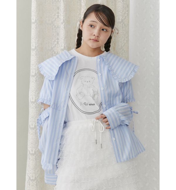 merry jenny「fleeting bearTシャツ」|Tシャツ・カットソー|