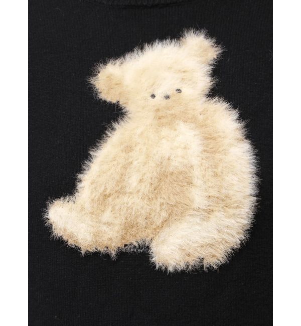 merry jenny「bear shaggy knit tops」|ニット・セーター|
