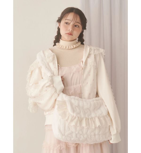 merry jenny「もふもふケーブルショルダーバッグ」|ショルダー・メッセンジャー|