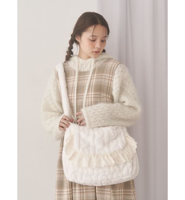 merry jenny「もふもふケーブルショルダーバッグ」|ショルダー・メッセンジャー|