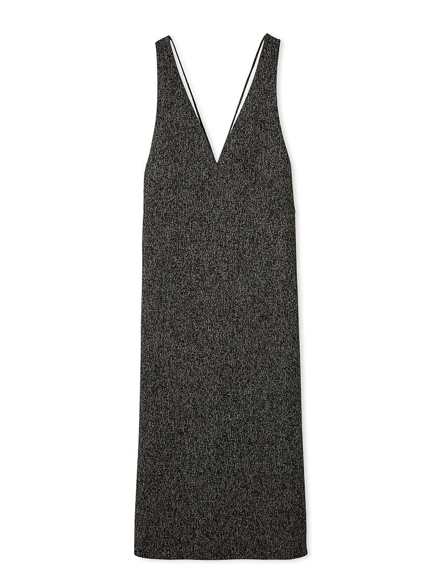 Mila Owen「【セットアイテム】クルーネックニット&times;Aラインキャミレイヤードワンピース」|ワンピース|