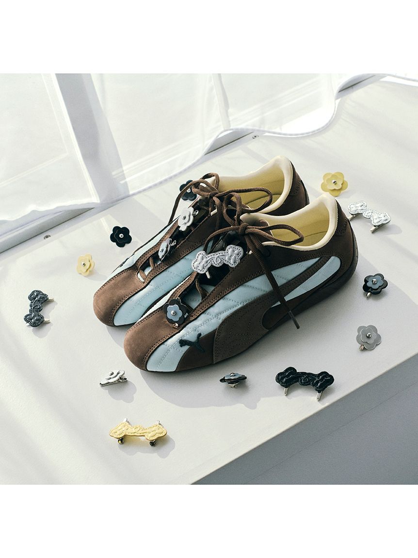 emmi atelier「ロングフラワーシューズチャームセット」|チャーム・キーホルダー|