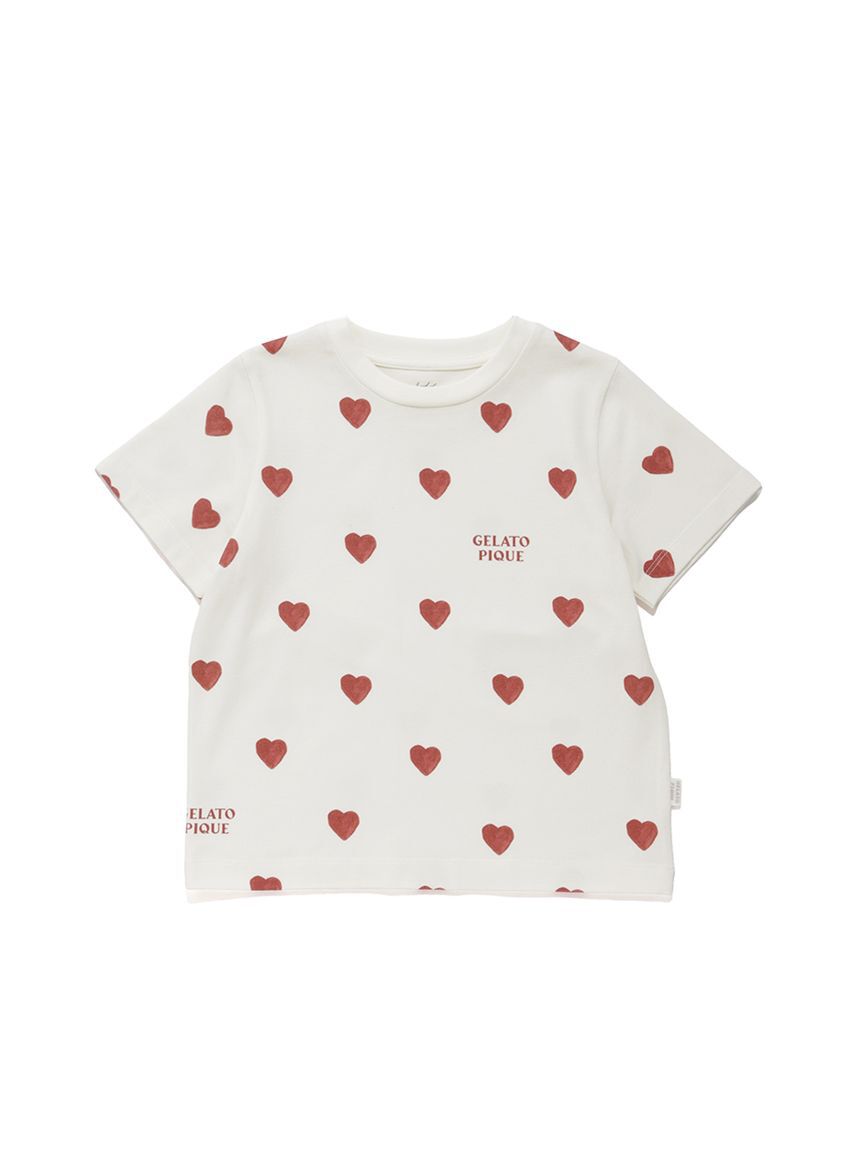 GELATO PIQUE KIDS & BABY「【KIDS】ハート柄Tシャツ」|ルームウェア|