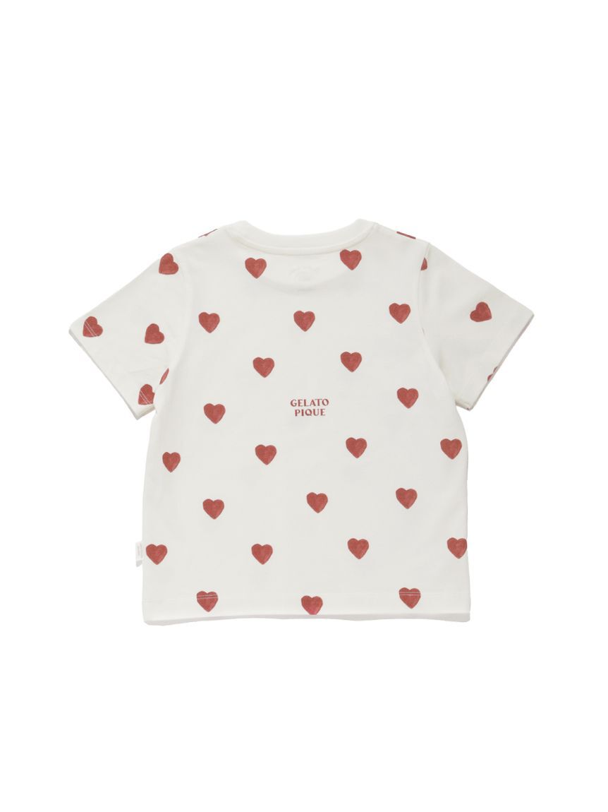 GELATO PIQUE KIDS & BABY「【KIDS】ハート柄Tシャツ」|ルームウェア|