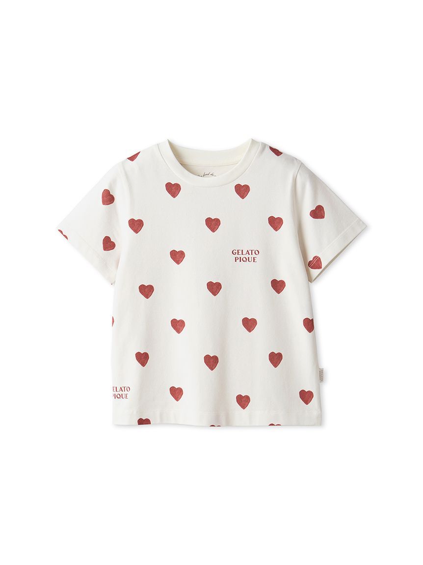 GELATO PIQUE KIDS & BABY「【KIDS】ハート柄Tシャツ」|ルームウェア|