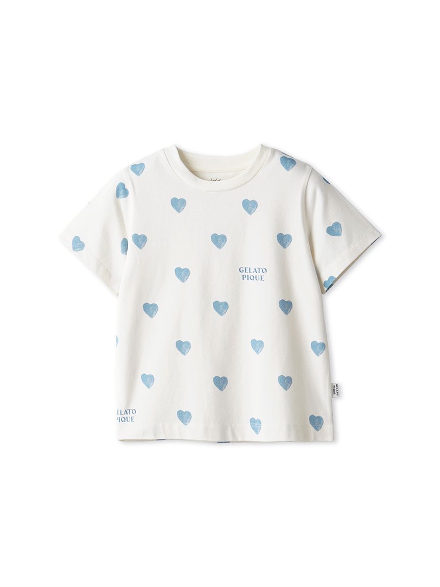 GELATO PIQUE KIDS & BABY「【KIDS】ハート柄Tシャツ」|ルームウェア|