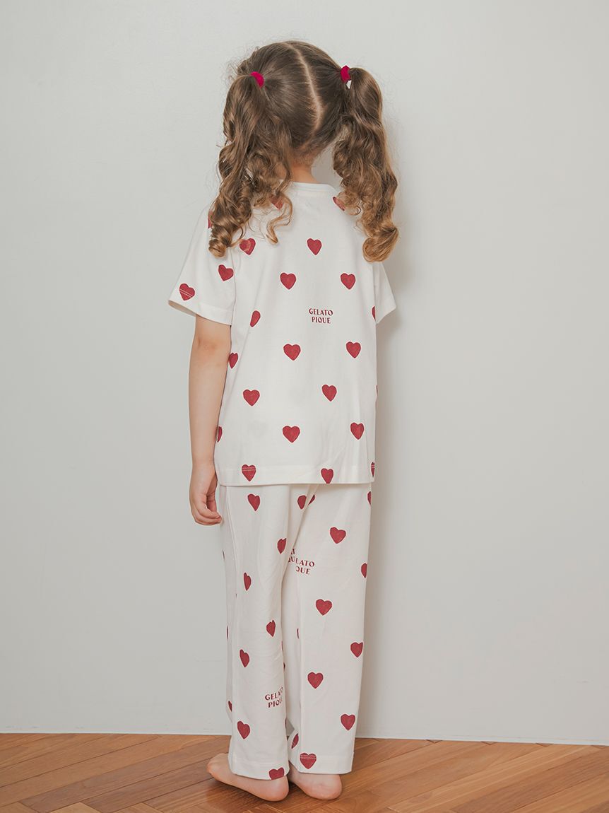 GELATO PIQUE KIDS & BABY「【KIDS】ハート柄Tシャツ」|ルームウェア|