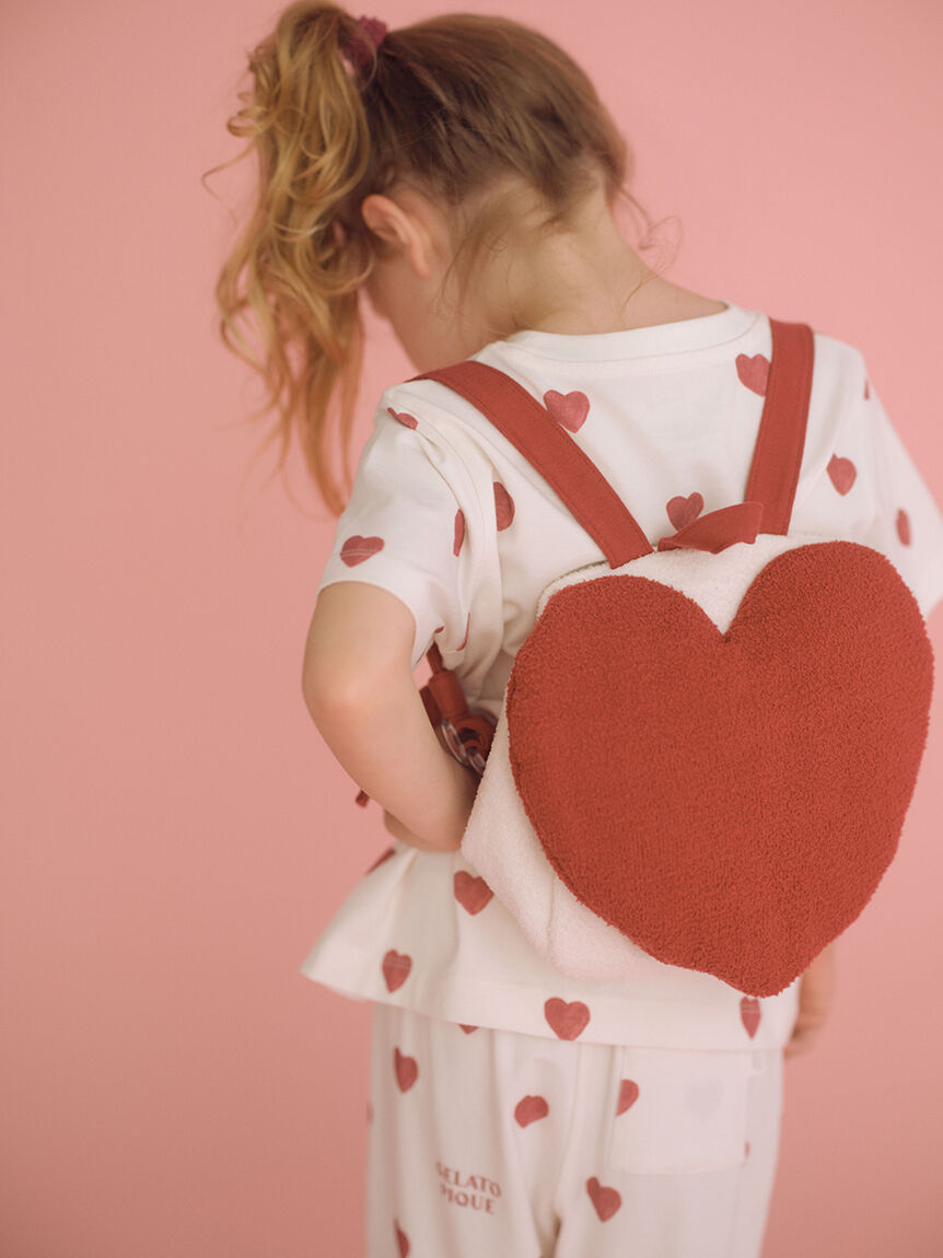 GELATO PIQUE KIDS & BABY「【KIDS】ハート柄Tシャツ」|ルームウェア|