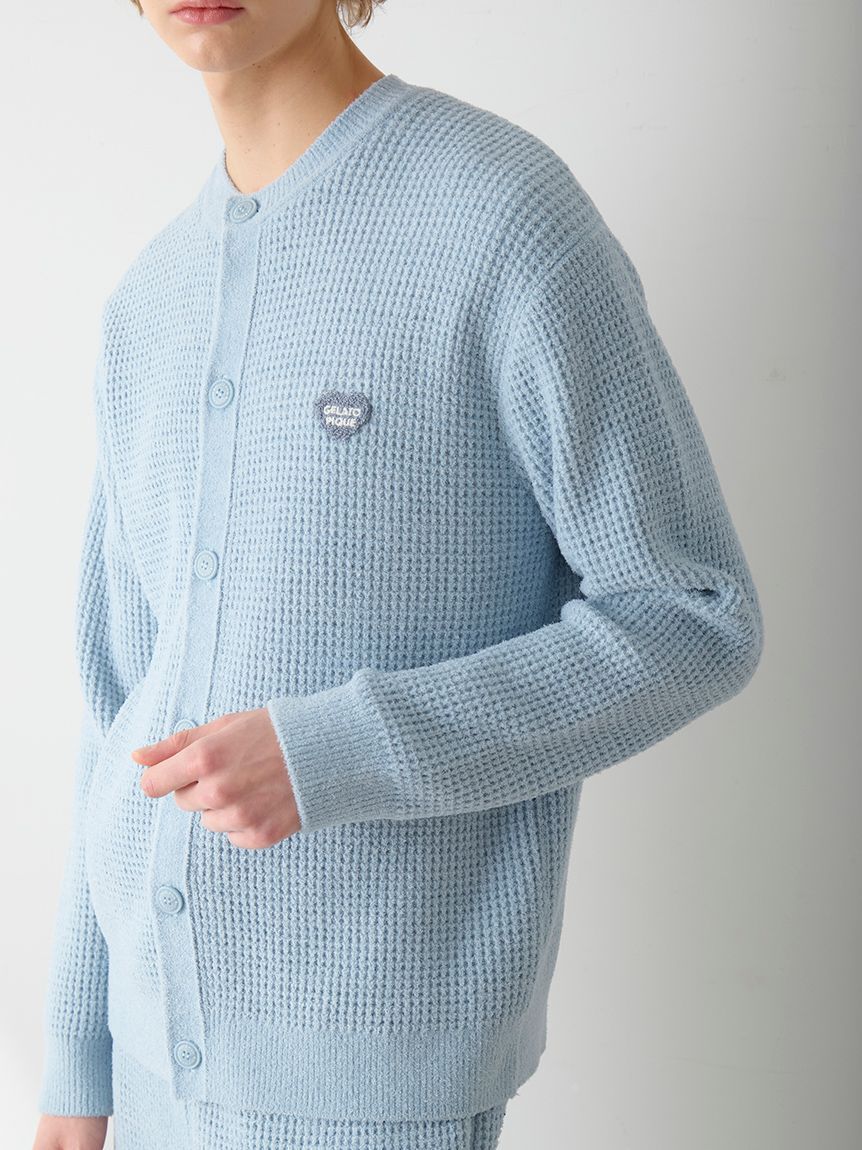 GELATO PIQUE HOMME「【HOMME】ワッフルニットカーディガン」|カーディガン|