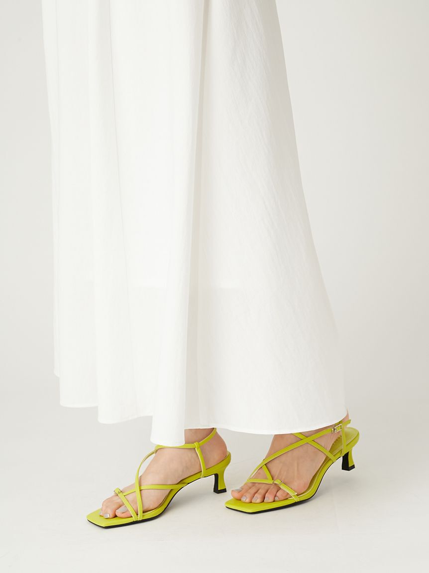 FRAY I.D「フロントノットドレス／ウォッシャブル・防シワ・接触冷感・吸水速乾」|ドレス|