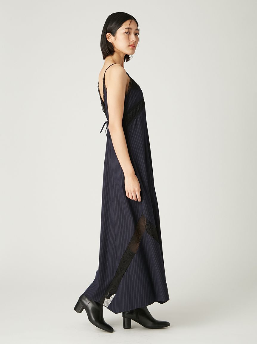 レーストリムスリップワンピース（FRAY I.D）｜ルミネのファッション