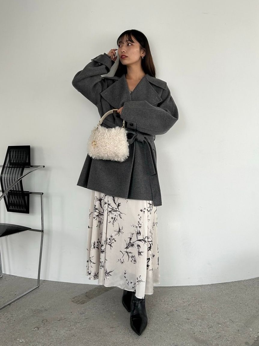 ウールリバーミドルAラインコート（FRAY I.D）｜ルミネのファッション