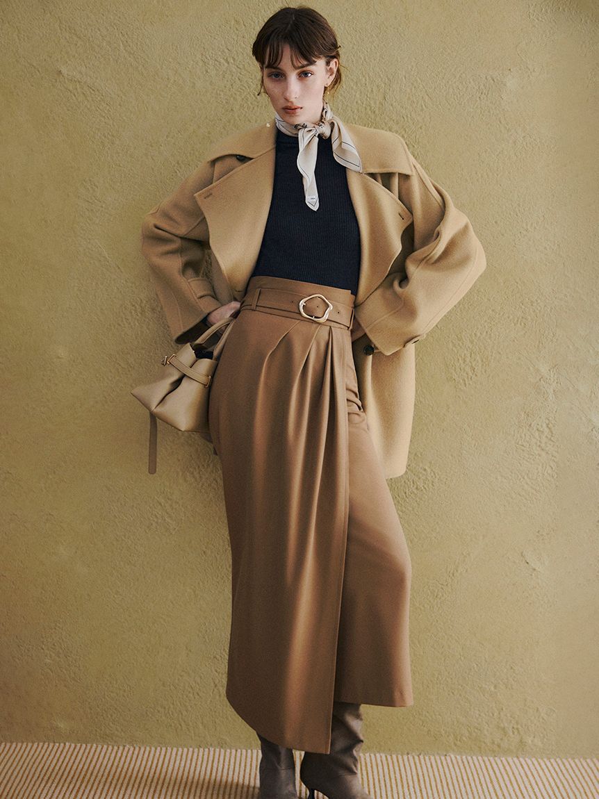 ウールリバーミドルAラインコート（FRAY I.D）｜ルミネのファッション