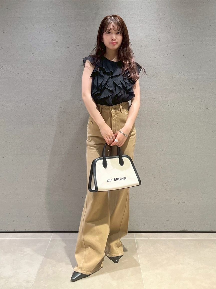 LILY BROWN「ミニフリルブラウス」|シャツ・ブラウス|