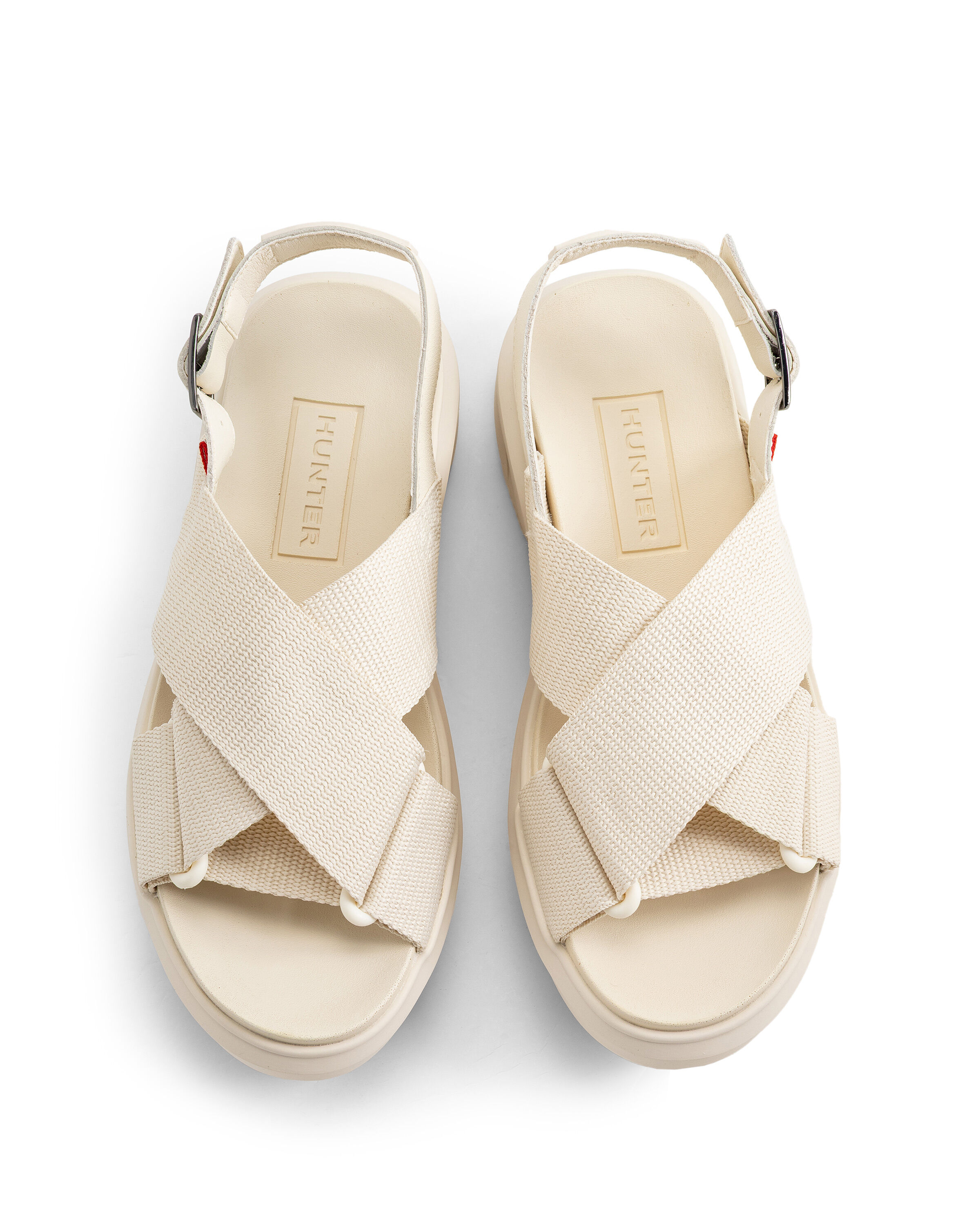 HUNTER「ユニセックス シティ リベル ウェビング クロスオーバー サンダル」|サンダル|