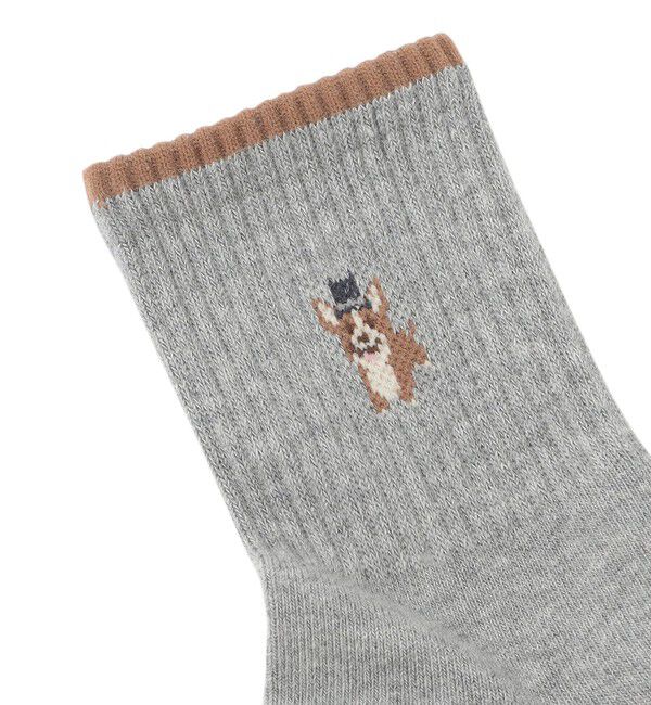 MACKINTOSH PHILOSOPHY「【WEB&一部店舗限定】コーギーワンポイントソックス」|ソックス|