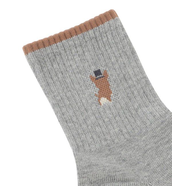 MACKINTOSH PHILOSOPHY「【WEB&一部店舗限定】コーギーワンポイントソックス」|ソックス|