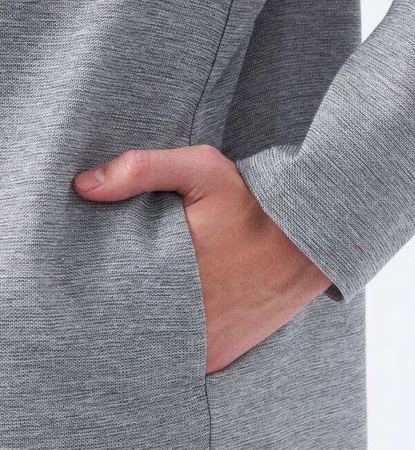 MACKINTOSH PHILOSOPHY「テーラードジャージー ノーカラーカーディガン 杢カラミストレッチ」|ブルゾン・スタジャン|