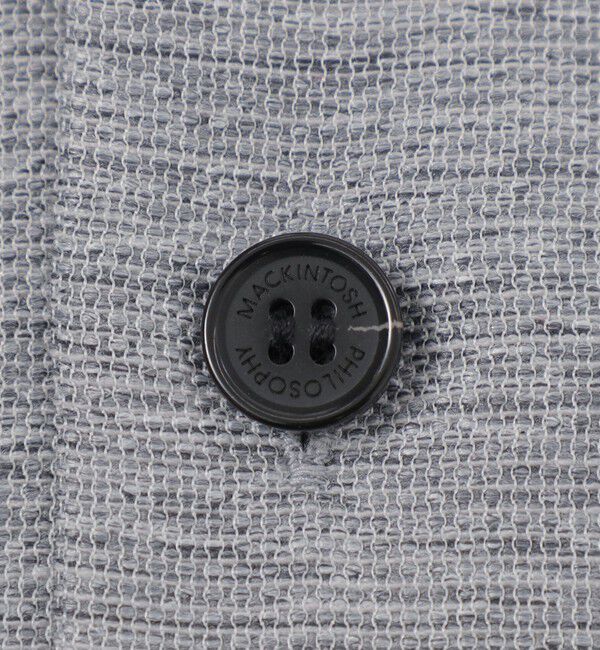 MACKINTOSH PHILOSOPHY「テーラードジャージー ノーカラーカーディガン 杢カラミストレッチ」|ブルゾン・スタジャン|