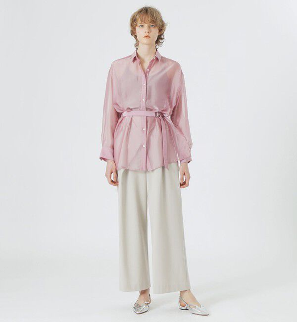  「シフォンジーシアーシャツ」|シャツ・ブラウス|
