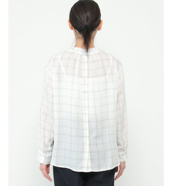 ikka「襟フリル2WAYブラウス」|シャツ・ブラウス|