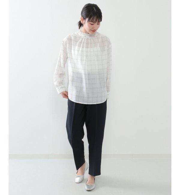 ikka「襟フリル2WAYブラウス」|シャツ・ブラウス|