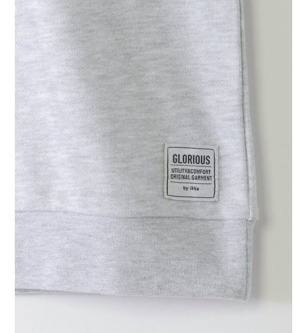 ikka kids「ヒゲ刺繍裏毛トレーナー（120~160cm）」|Tシャツ・カットソー|