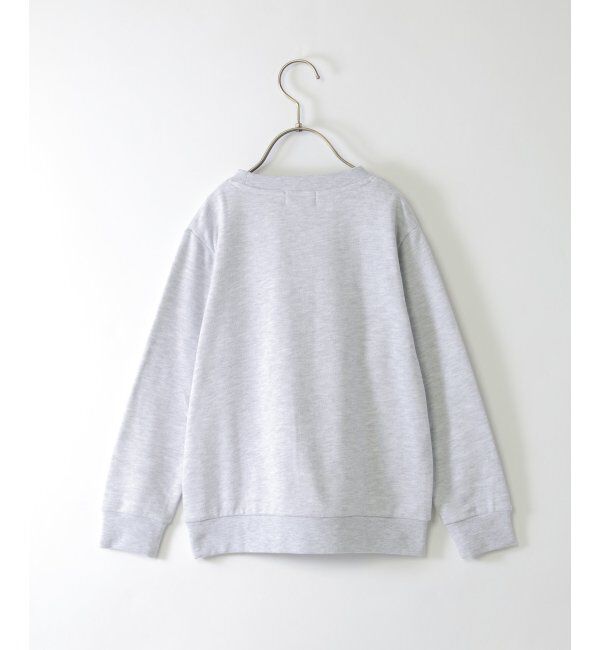 ikka kids「ヒゲ刺繍裏毛トレーナー（120~160cm）」|Tシャツ・カットソー|