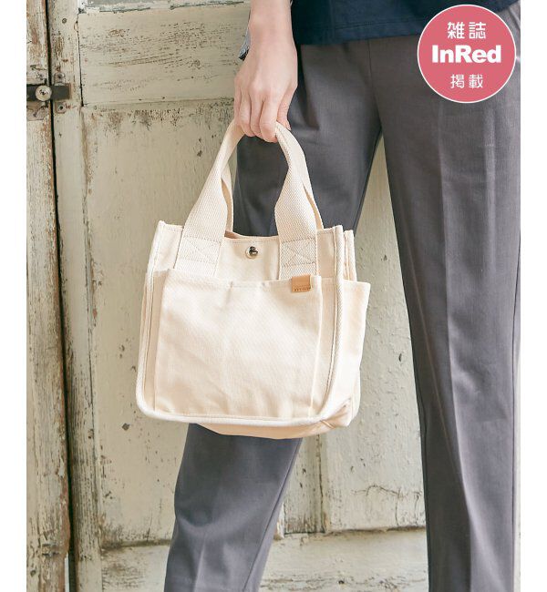 ikka「ハンプサイドポケ仕切り手提げ」|その他|