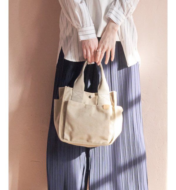 ikka「ハンプサイドポケ仕切り手提げ」|その他|