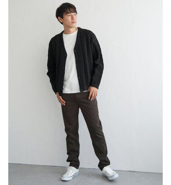 ikka「GOKU楽ニットケーブルカーディガン」|その他|